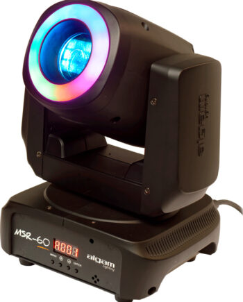 Algam Lighting Msr60 Led Spot Movinghead 60w Med Led Ring 12x0 5w