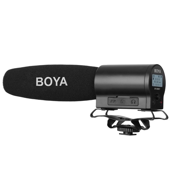 Boya Dmr7 Videomikrofon Med Recorder Til Sd Card