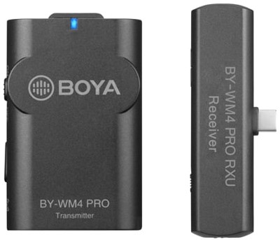 Boya Wm4-k5 Trådløs     Ghz Sæt Til Android Og Usb-  Enheder