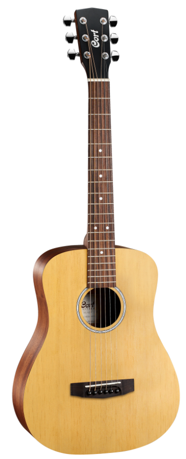 Cort Ad Mini Open Pore     Western Guitar Med Gigbag