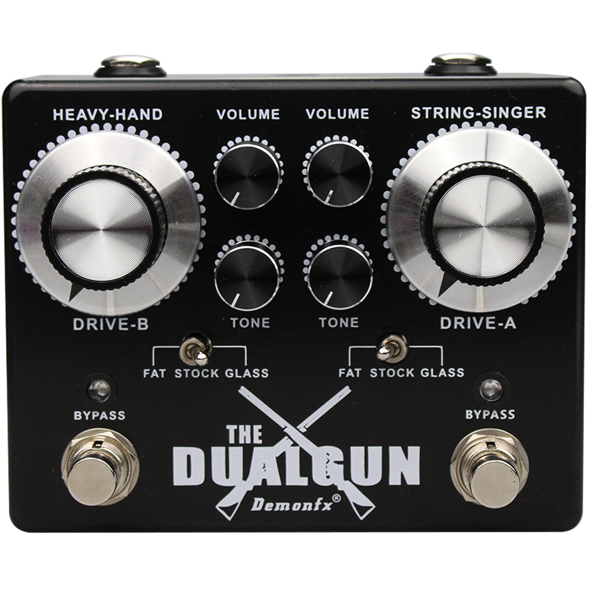 Demonfx Dual Gun Guitar-effekt-pedal