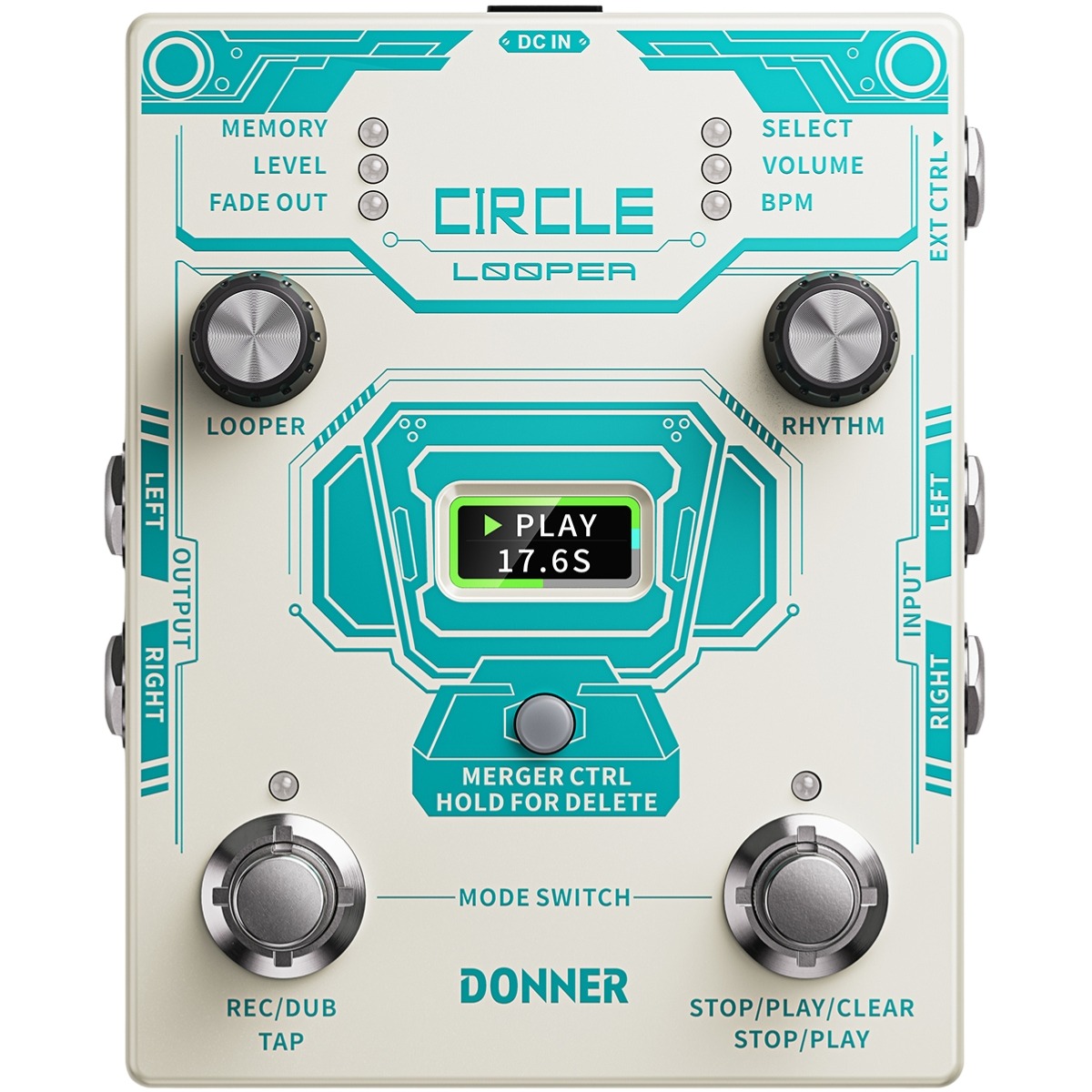 Donner Circle Looper Guitar-pedal