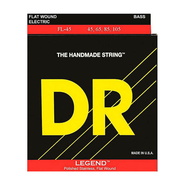 Dr Strings Fl-45 Legend Flat-wound Bas-strenge  045-105