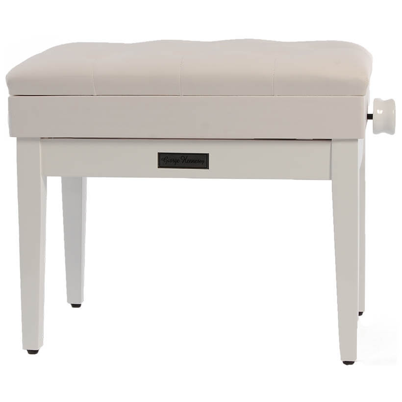 George Hennesey Jbbh102-  Wh Klaverbænk Hvid