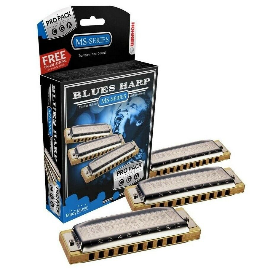 Hohner 532 20 Ms Blues Harp Propack Mundharpe Sæt