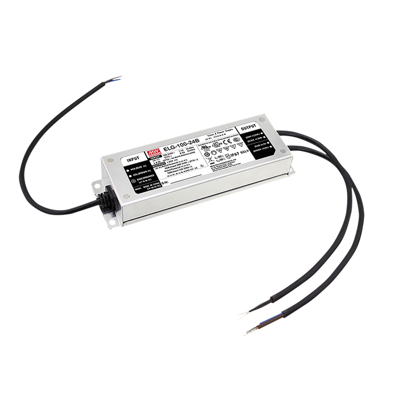 Led Strømforsyning 240   24   Dc Ip67 Meanwell Elg-240- -24da 3y
