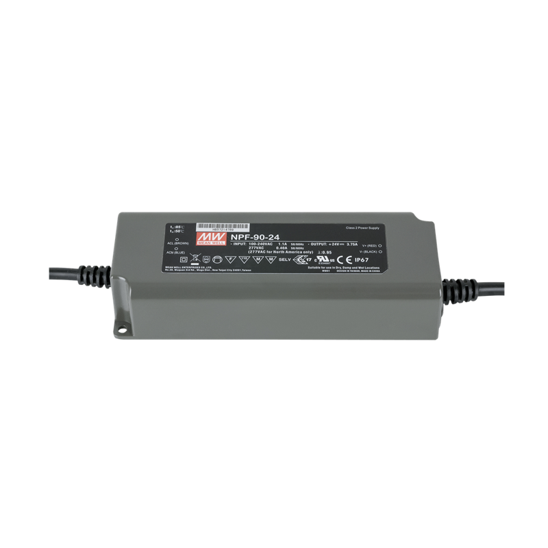 Led Strømforsyning 90   24   Dc Meanwell Npf-90-24