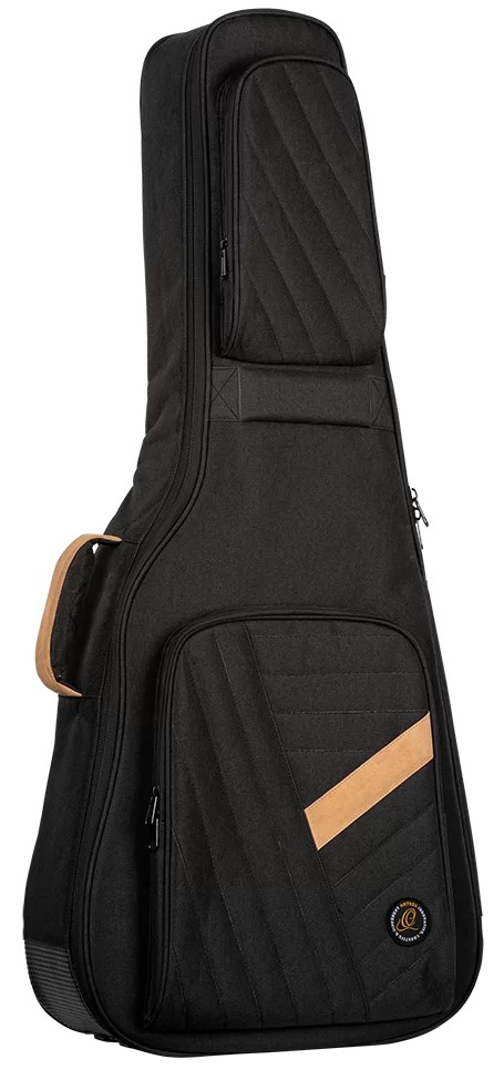 Ortega Deluxe  -formet Gigbag Til Western Guitar Sort
