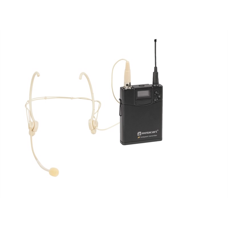 Relacart Ut-222 Bodypack With Hm-600s Headset