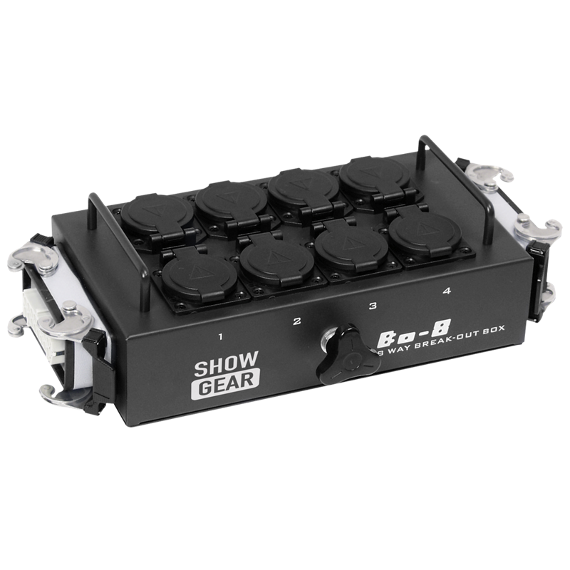 Showgear Bo- -s2   Schuko   Og 2x 16-pin Stik