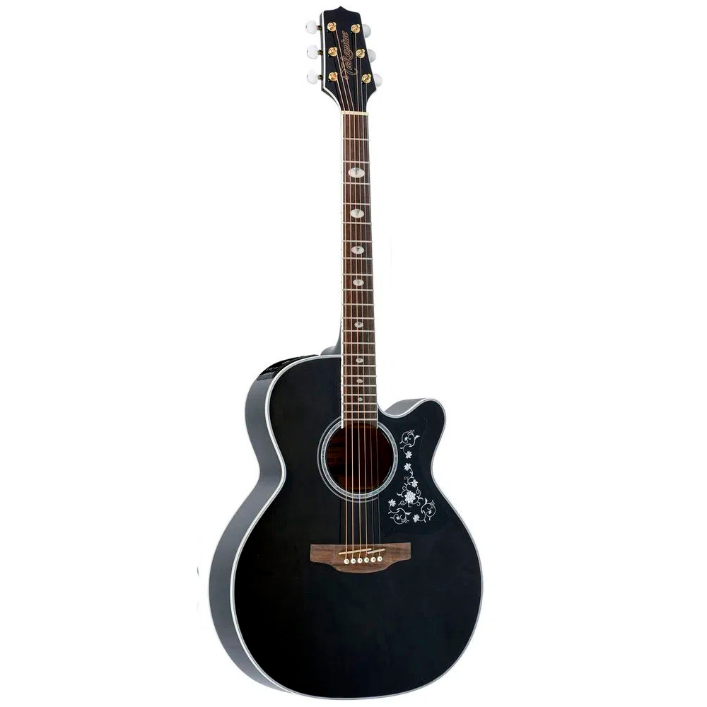 Takamine Gn75ce-tbk Western Guitar Med Pickup Og Cutaway Transparent Black