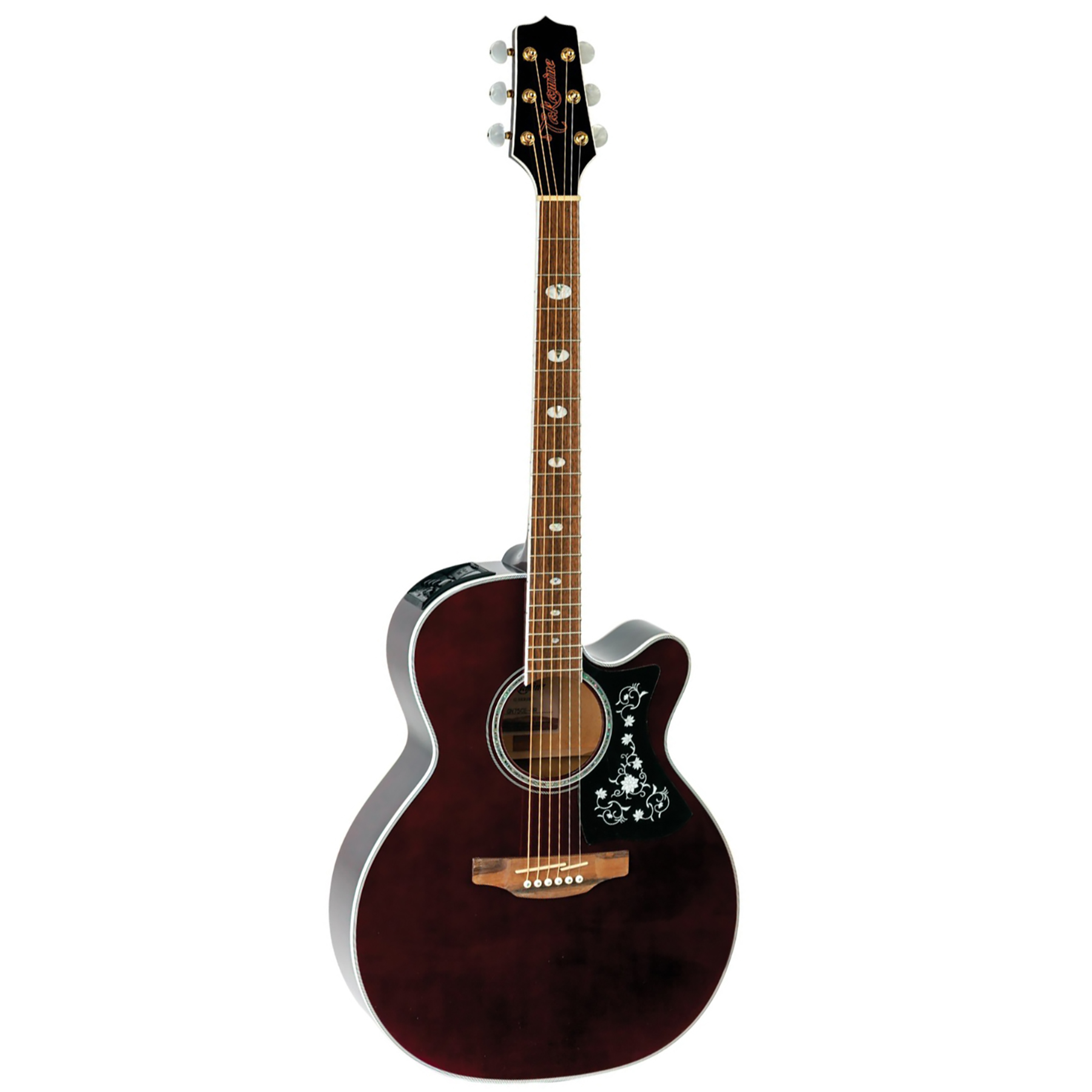 Takamine Gn75ce-wr Western Guitar Med Pickup Og Cutaway Wine Red