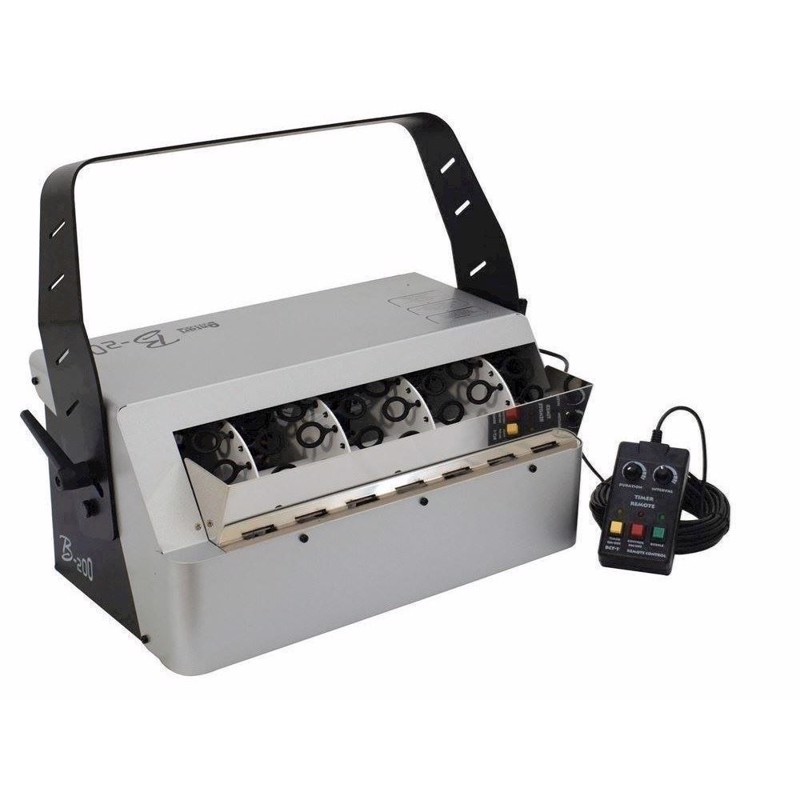 -dobbelt Sæbeboblemaskine Med Timer Remote  Antari  -200